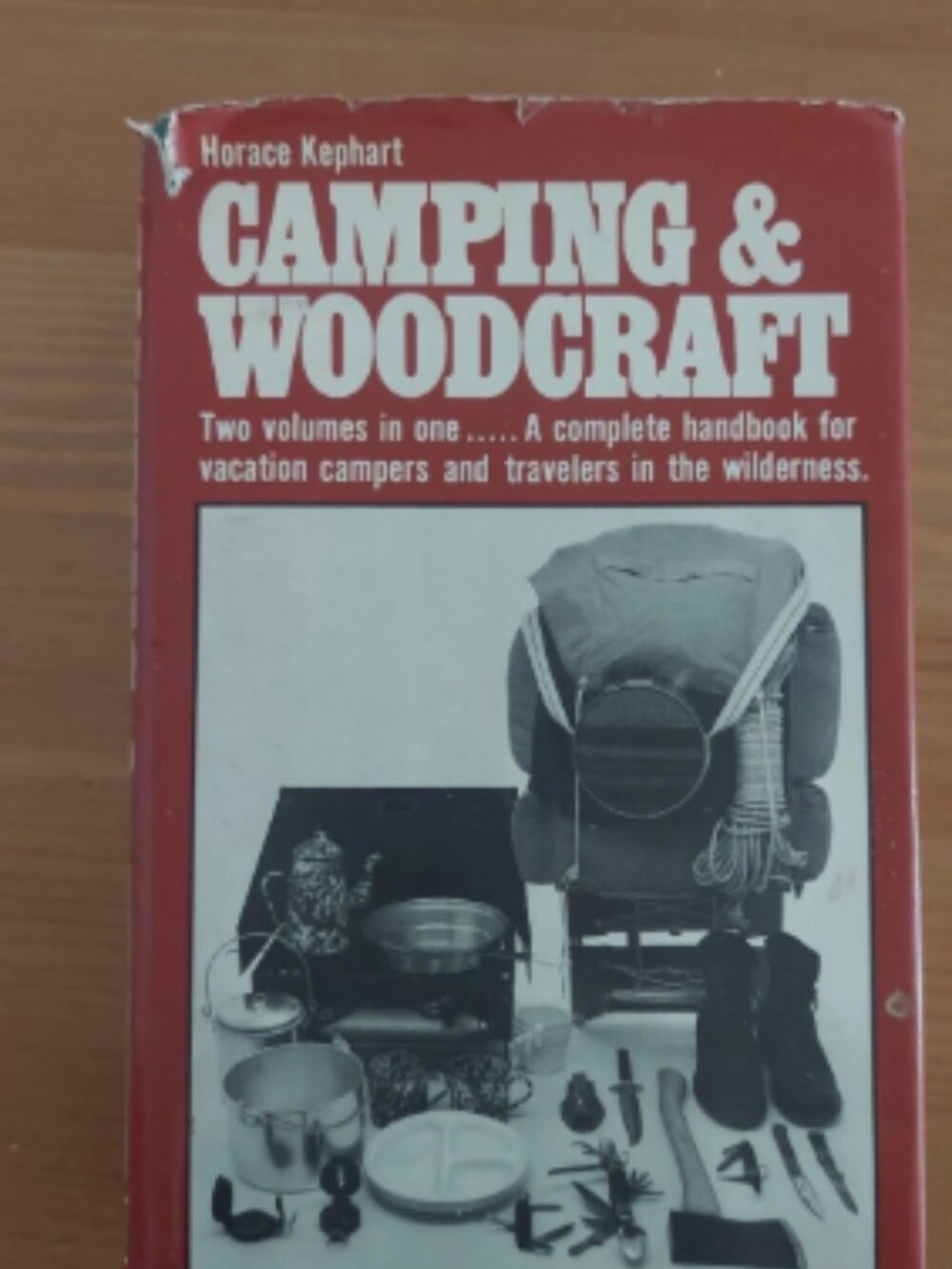 Camping & Woodcraft by Horace Kephart Two Volumes In One 1966 Vintage book